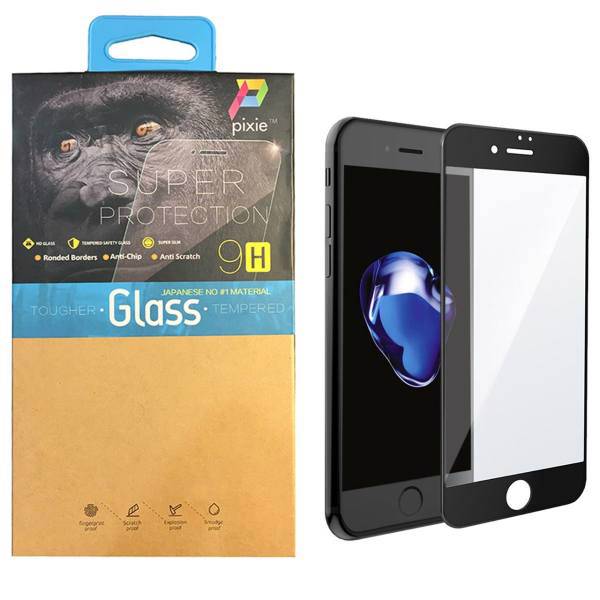 Pixie 5D Full Glue Glass Screen Protector For Apple iPhone 6/6s Plus، محافظ صفحه نمایش تمام چسب شیشه ای پیکسی مدل 5D مناسب برای گوشی اپل آیفون 6/6s پلاس