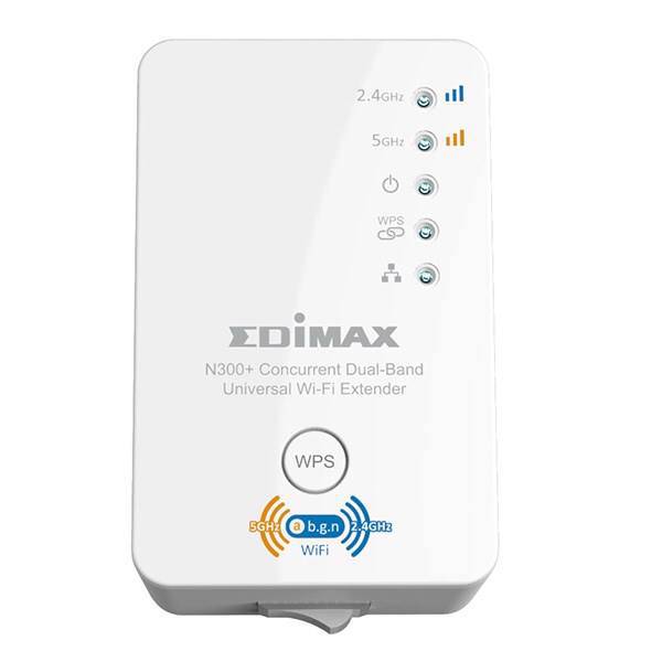 Edimax EW-7238RPD N300 Plus Concurrent Dual-Band Universal Wi-Fi Extender، گسترش دهنده آداپتوری و بی‌سیم دو کاناله ادیمکس مدل N300 پلاس