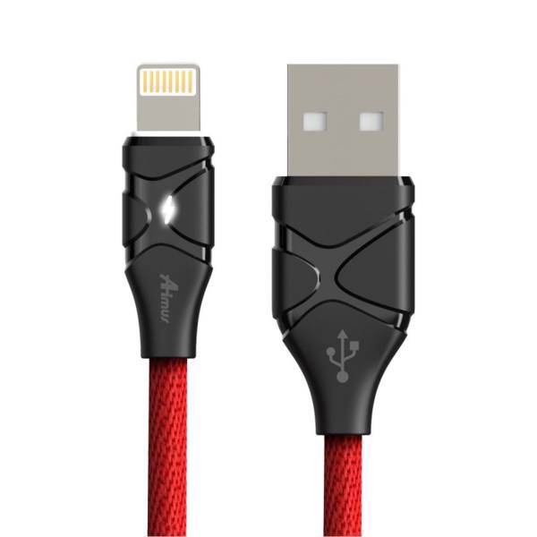 Aimus Cotton USB To Lightning Iphone Cable 1.8m، کابل تبدیل USB به لایتنینگ آیفون آیماس مدل Cotton به طول 1.8 متر