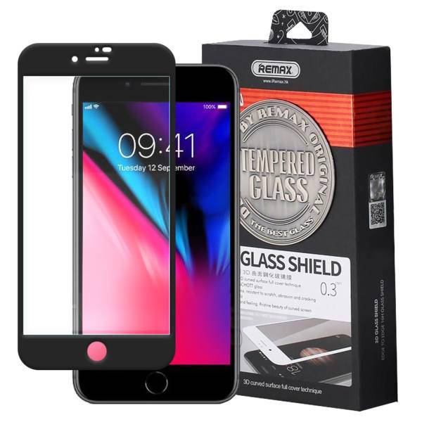 Remax Caesar Series 3D Tempered Glass for iphone 8 Plus، محافظ صفحه نمایش ریمکس مدل سزار مناسب برای آیفون 8 پلاس