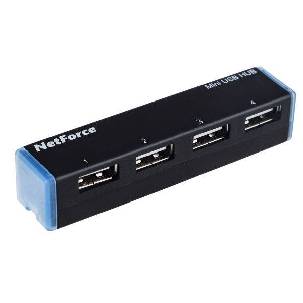 NetForce HUB-266 Four Port USB 2.0 Hub، هاب USB 2.0 چهار پورت نت فورس مدل HUB-266