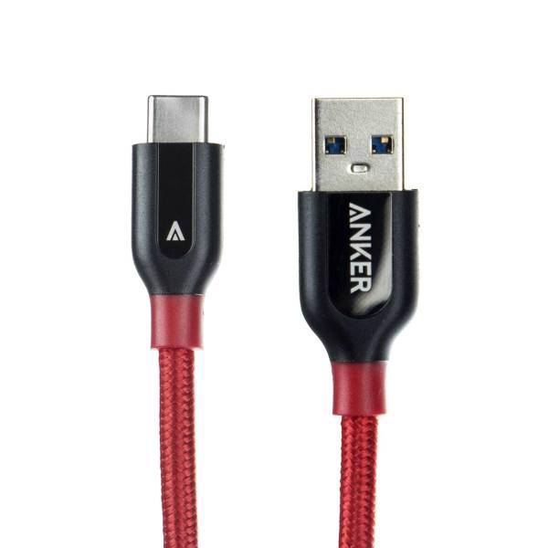 Anker A8168 PowerLine Plus USB-C To USB 3.0 Cable 0.9m، کابل تبدیل USB-C به USB 3.0 انکر مدل A8168 PowerLine Plus طول 0.9 متر