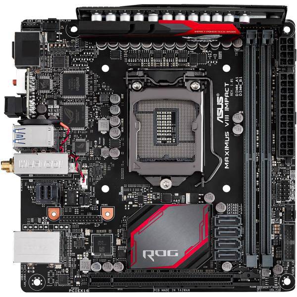 ASUS MAXIMUS VIII IMPACT Motherboard، مادربرد ایسوس مدل MAXIMUS VIII IMPACT