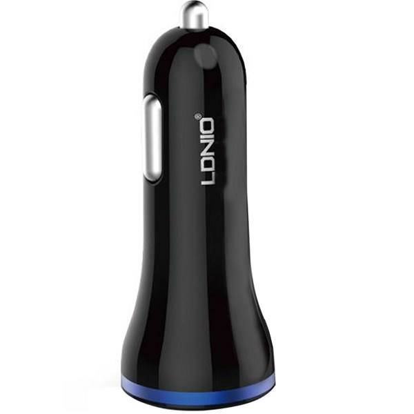 LDNIO DL-C23 Car Charger With microUSB Cable، شارژر فندکی الدینیو مدل DL-C23 همراه با کابل microUSB
