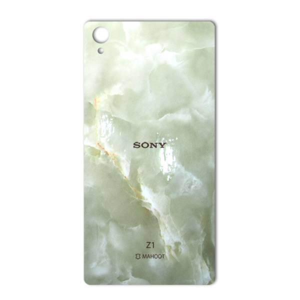 MAHOOT Marble-light Special Sticker for Sony Xperia Z1، برچسب تزئینی ماهوت مدل Marble-light Special مناسب برای گوشی Sony Xperia Z1