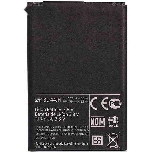 LG BL-44JH 1650mAh Mobile Phone Battery For LG D160، باتری موبایل ال جی مدل D160 با ظرفیت 1650mAh مناسب برای گوشی موبایل D160