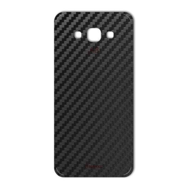 MAHOOT Carbon-fiber Texture Sticker for Samsung A8، برچسب تزئینی ماهوت مدل Carbon-fiber Texture مناسب برای گوشی Samsung A8