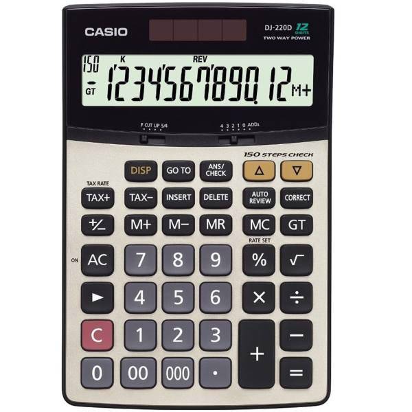 Casio DJ-220 D Calculator، ماشین حساب کاسیو مدل DJ-220-D