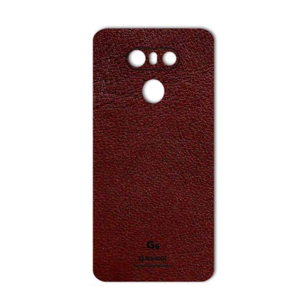 MAHOOT Natural Leather Sticker for LG G6، برچسب تزئینی ماهوت مدلNatural Leather مناسب برای گوشی LG G6