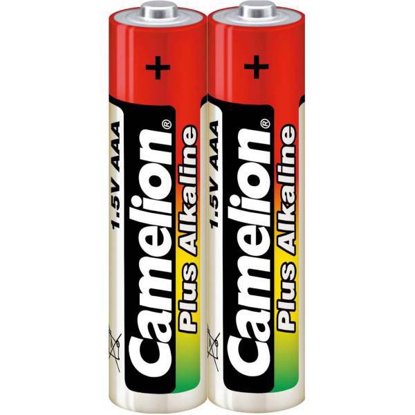 Camelion Plus Alkaline High Energy AAA Battery Pack Of 2، باتری نیم قلمی کملیون مدل Plus Alkaline High Energy بسته 2 عددی