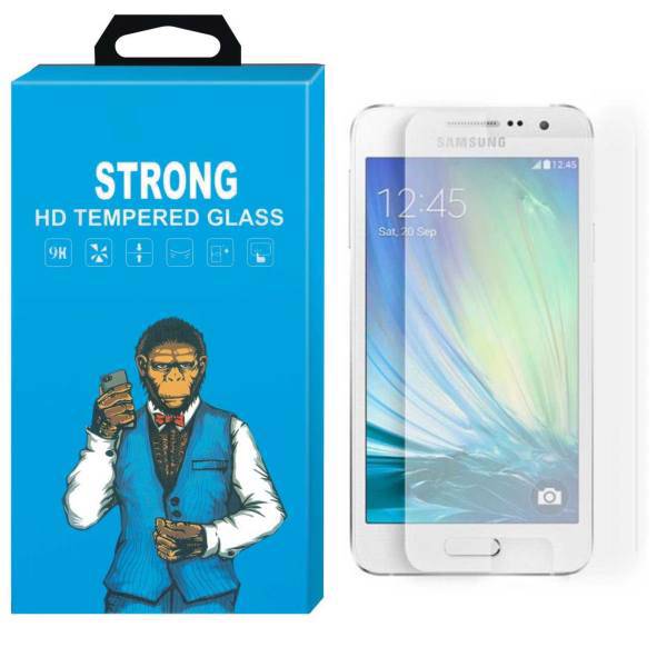 Strong Tempered Glass Screen Protector For Samsung Galaxy A3، محافظ صفحه نمایش شیشه ای تمپرد مدل Strong مناسب برای گوشی سامسونگ گلکسی A3