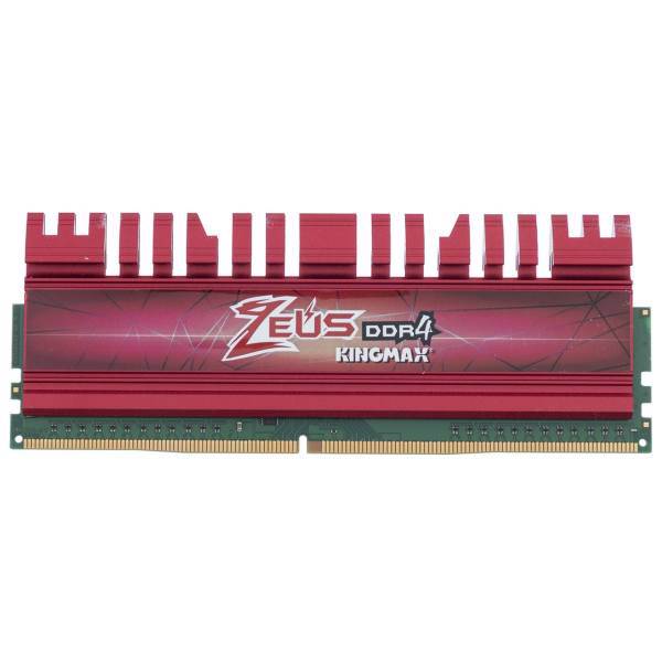 Kingmax Zeus DDR4 2800Mhz CL17 Single Channel Desktop RAM 8GB، رم دسکتاپ DDR4 تک کاناله 2800 مگاهرتز CL17 کینگ مکس مدل Zeus ظرفیت 8 گیگابایت