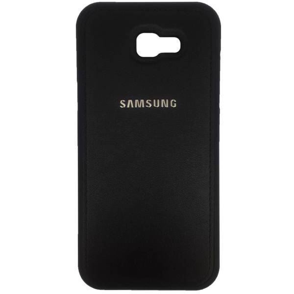 TPU Leather Design Cover For Samsung Galaxy A7 2017/A720، کاور ژله ای طرح چرم مدل مناسب برای گوشی موبایل سامسونگ Galaxy A7 2017/A720