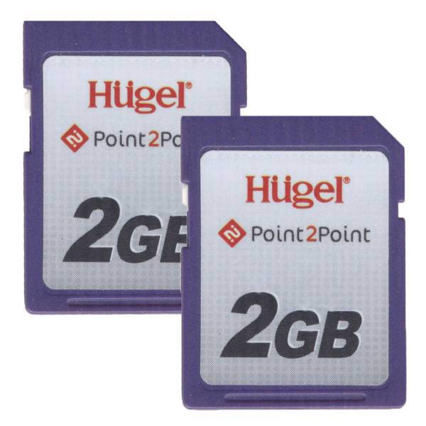Hugel Point 2 Point 2 G UHS-I U3 Class 10 100MBps SD Card 2GB Set Pack of 2، کارت حافظه SD هوگل مدل Point 2 Point 2 G کلاس 10 استاندارد UHS-I U3 سرعت 100MBps ظرفیت 2 گیگابایت بسته 2 عددی