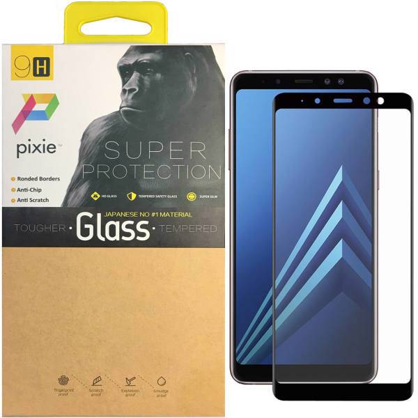Pixie 5D Full Glue Glass Screen Protector For Samsung Galaxy A8 Plus 2018، محافظ صفحه نمایش تمام چسب شیشه ای پیکسی مدل 5D مناسب برای گوشی سامسونگ Galaxy A8 Plus 2018