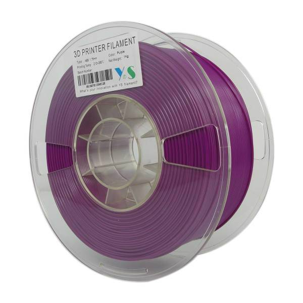 Yousu ABS Purple 1.75 mm 1 KG 3D Printer Filament، فیلامنت پرینتر سه بعدی ABS یوسو بنفش 1.75 میلیمتر 1 کیلو