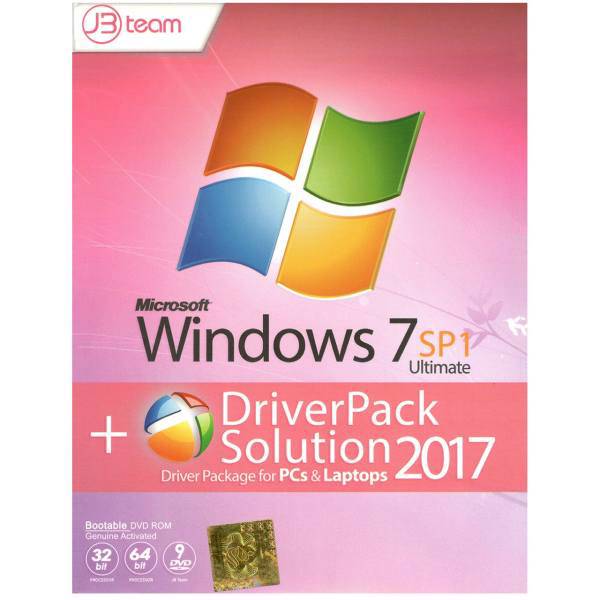 JB Team Windows7 And DriverPack 2017 Software، سیستم عامل Windows 7 SP1 All Edition Update 2018 نشر جی بی تیم