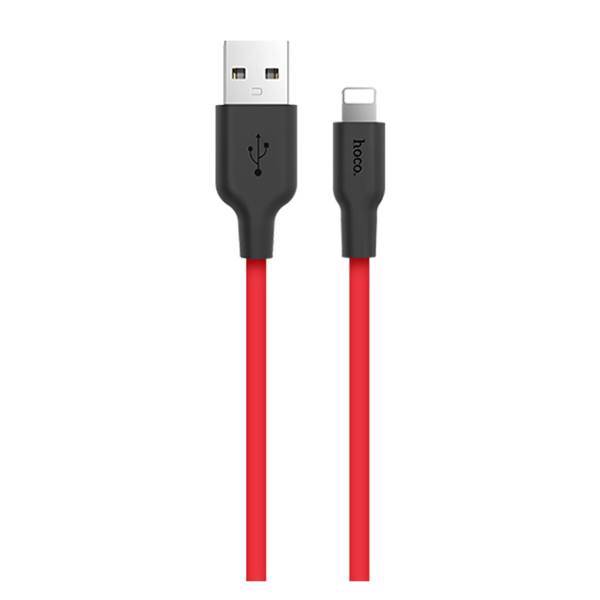 Hoco X21 USB to Lightning Cable 1m، کابل تبدیل USB به لایتنینگ هوکو مدل X21 به طول 1متر