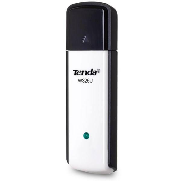 Tenda W326U Wireless N300 Driver-free USB Adapter، کارت شبکه USB و بی‌سیم تندا مدل دبلیو 326 یو