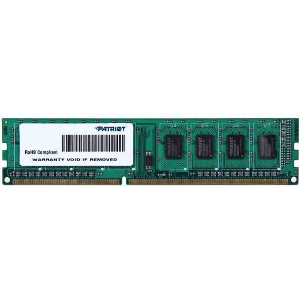 Patriot Signature DDR3 1600 CL11 Single Channel Desktop RAM - 8GB، رم دسکتاپ DDR3 تک کاناله 1600 مگاهرتز CL11 پتریوت سری Signature ظرفیت 8 گیگابایت
