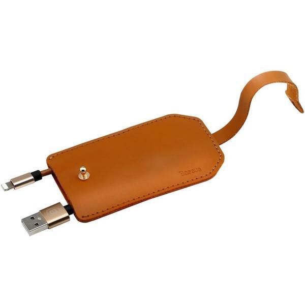 Baseus Rope USB To Lightning Cable 0.20m، کابل تبدیل USB به لایتنینگ باسئوس مدل Rope طول 0.20 متر
