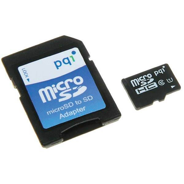pqi MicroSD 64GB UHS-I Class10 With adapter، کارت حافظه پی کیو آی 64GB UHS-I Class10 به همراه آداپتور
