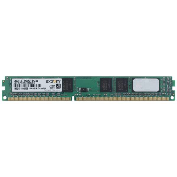Axtrom DDR3 1600MHz Single Channel Desktop RAM 4GB، رم دسکتاپ DDR3 تک کاناله 1600 مگاهرتز اکستروم ظرفیت 4 گیگابایت