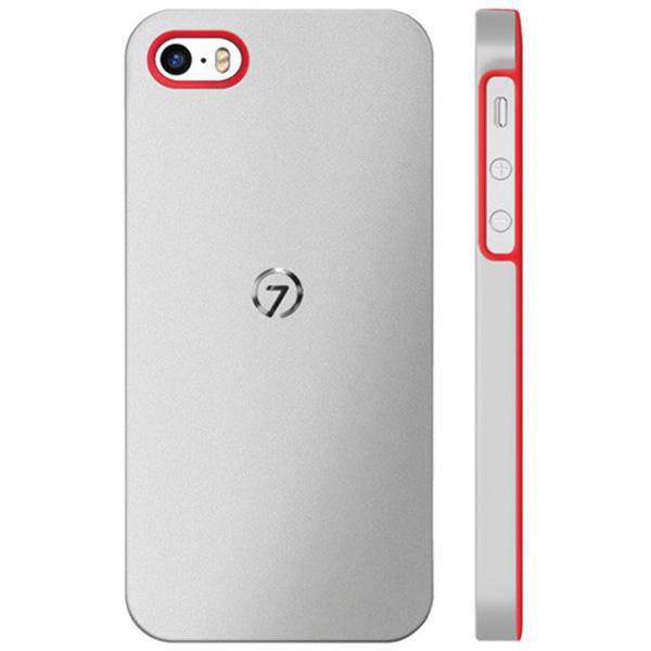 Apple iPhone 5/5S Sevenmilli Alu Series Cover - Red، کاور سون میلی سری Alu مناسب برای گوشی موبایل آیفون 5/5S - قرمز