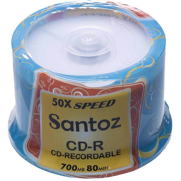 Santoz CD-Rack of 50، سی دی خام سانتوز پک 50 عددی