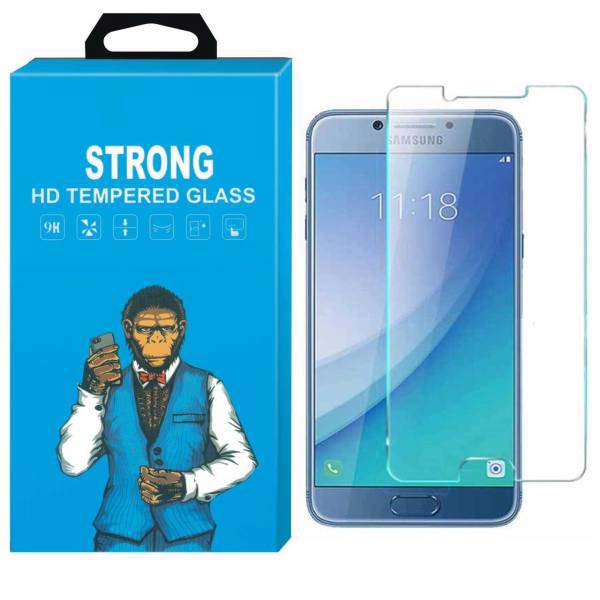 Strong Tempered Glass Screen Protector For Samsung Galaxy C5 Pro، محافظ صفحه نمایش شیشه ای تمپرد مدل Strong مناسب برای گوشی سامسونگ گلکسی C5 Pro