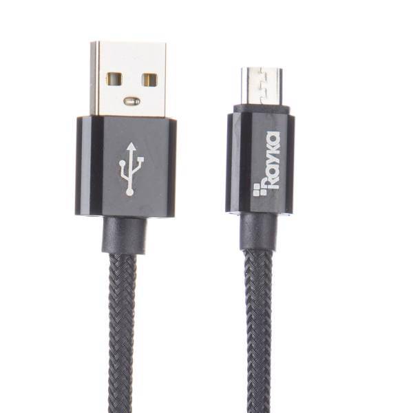 Rayka F90 USB to microUSB Cable 1m، کابل تبدیل USB به microUSB رایکا مدل F90 طول 1 متر