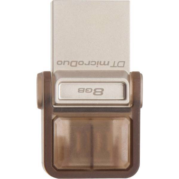 Kingston DTDUO OTG Flash Memory - 8GB، فلش مموری OTG کینگستون مدل DTDUO ظرفیت 8 گیگابایت