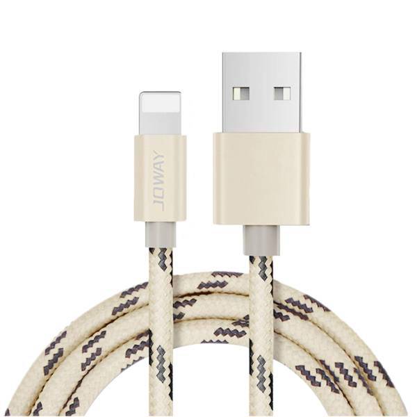 JOWAY Li88 apple nylon braided lightning To USB data cable fast charging 1M، کابل تبدیل USB به لایتنینگ جووی مدل Li88 به طول 1 متر