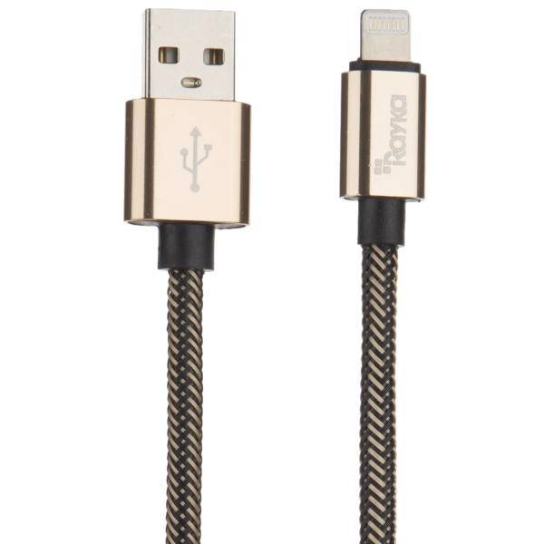 Rayka F90 USB to Lightning Cable 1m، کابل تبدیل USB به Lightning رایکا مدل F90 طول 1 متر