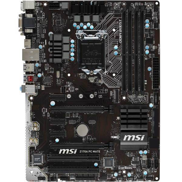 MSI Z170A PC MATE Motherboard، مادربرد ام اس آی مدل Z170A PC MATE