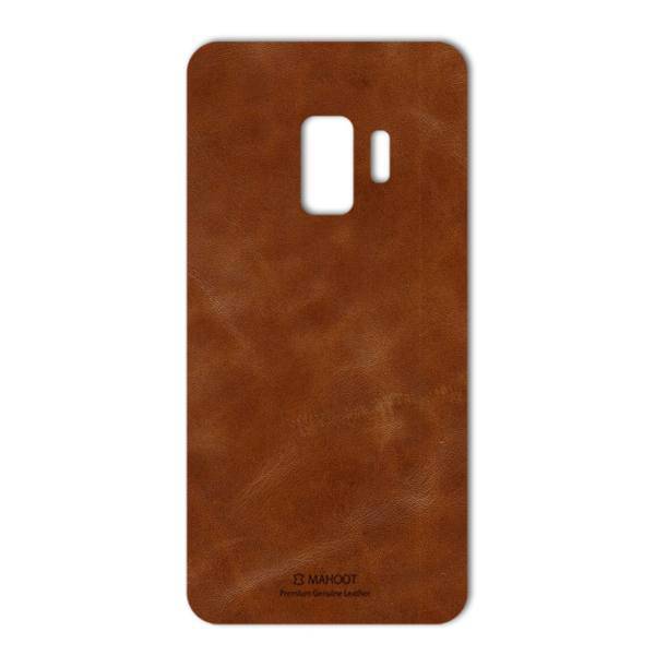 MAHOOT Buffalo Leather Special Sticker for Samsung S9، برچسب تزئینی ماهوت مدل Buffalo Leather مناسب برای گوشی Samsung S9