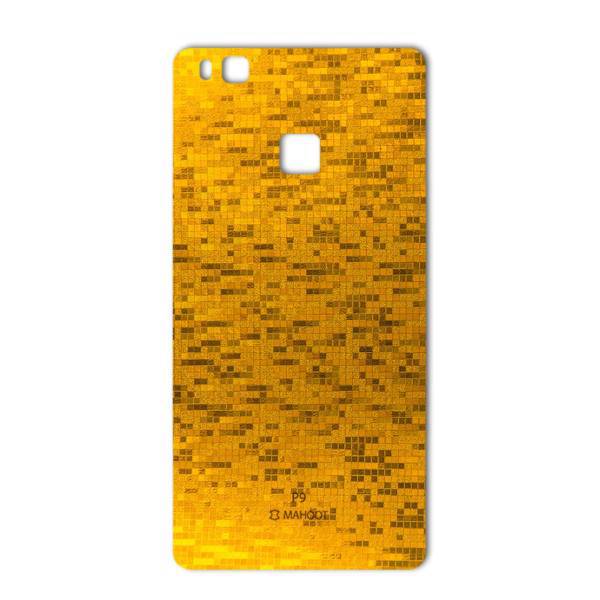 MAHOOT Gold-pixel Special Sticker for Huawei p9 Lite، برچسب تزئینی ماهوت مدل Gold-pixel Special مناسب برای گوشی Huawei p9 Lite