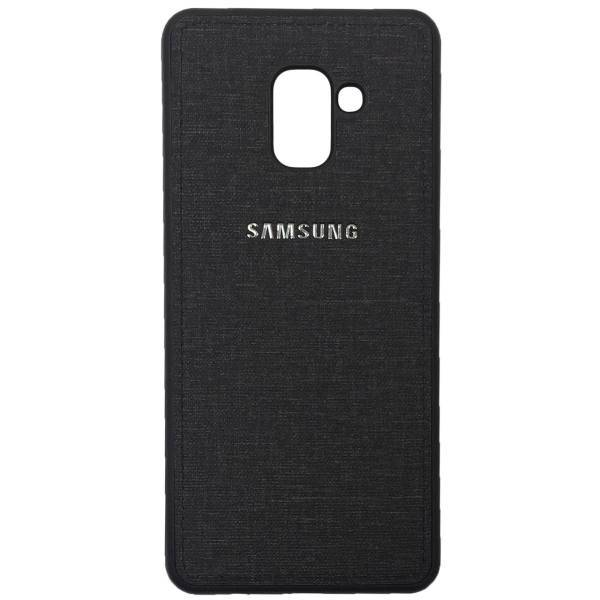 TPU Cloth Design Cover For Samsung Galaxy A8 Plus 2018، کاور ژله ای طرح پارچه مناسب برای گوشی موبایل سامسونگ Galaxy A8 Plus 2018