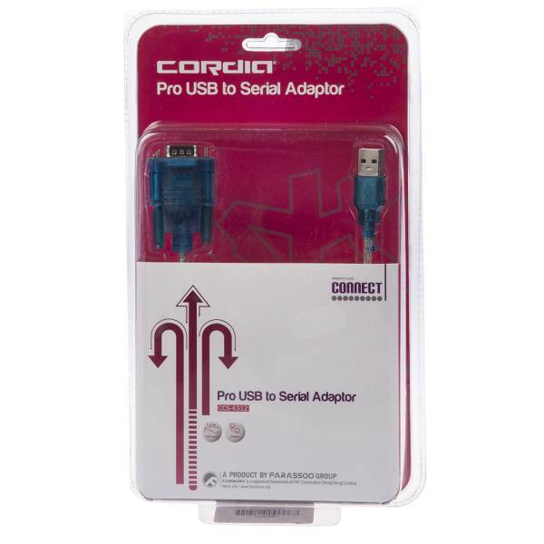 Cordia CCS-4312 Pro USB to Serial Adapter، کابل تبدیل USB به Serial کوردیا مدل CCS-4312