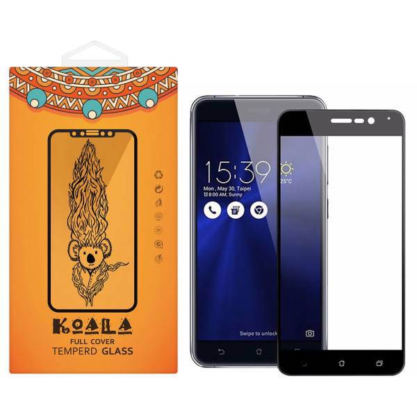 KOALA Full Cover Glass Screen Protector For Asus Zenfone 3 Zoom ZE553KL، محافظ صفحه نمایش شیشه ای کوالا مدل Full Cover مناسب برای گوشی موبایل ایسوس Zenfone 3 Zoom ZE553KL