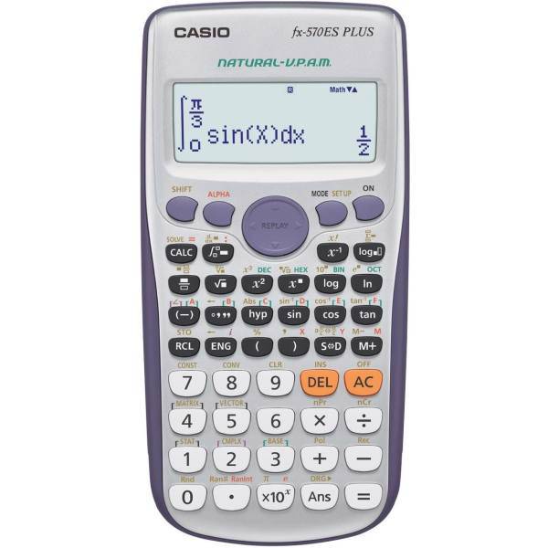 Casio FX-570 ES Plus Calculator، ماشین حساب کاسیو مدل FX-570 ES Plus