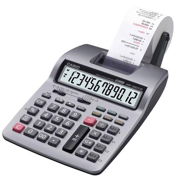 Casio HR-100TM Calculator، ماشین حساب کاسیو HR-100TM