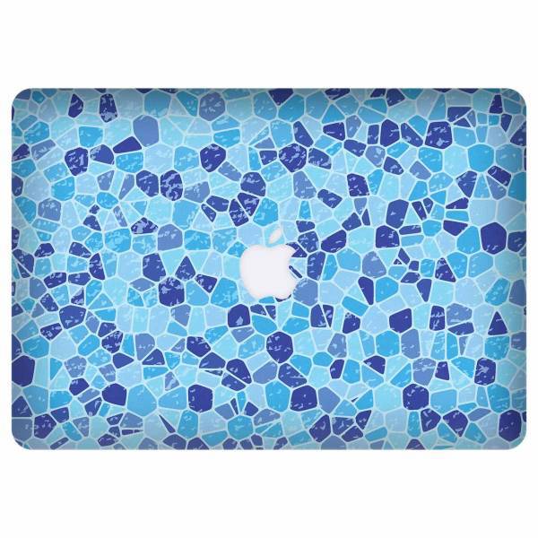 Wensoni Blue Mosaic Sticker For 13 Inch MacBook Air، برچسب تزئینی ونسونی مدل Blue Mosaic مناسب برای مک بوک ایر 13 اینچی