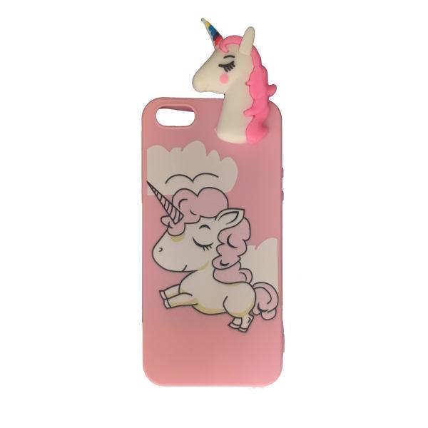 کاور ژله ای تک شاخ مدل unicorn 02 مناسب برای گوشی اپل 5/5s/Se