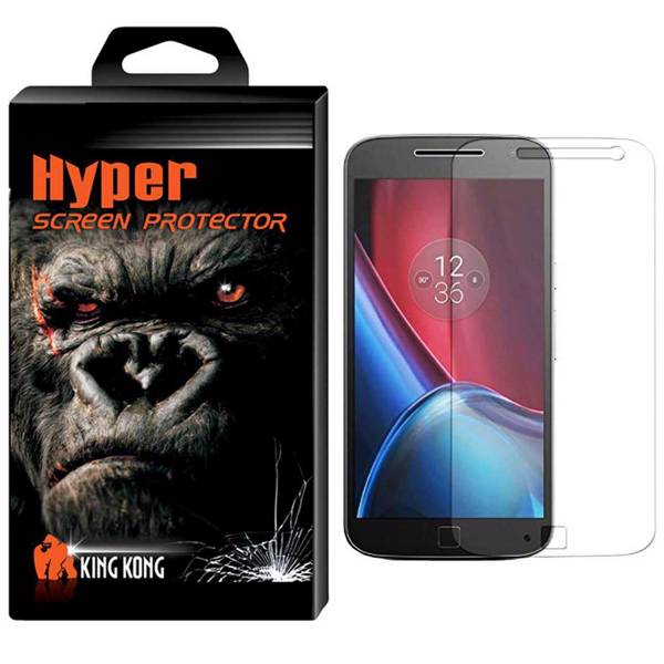 Hyper Protector King Kong Glass Screen Protector For Motorola Moto G4 Plus، محافظ صفحه نمایش شیشه ای کینگ کونگ مدل Hyper Protector مناسب برای گوشی موتورولا Moto G4 Plus