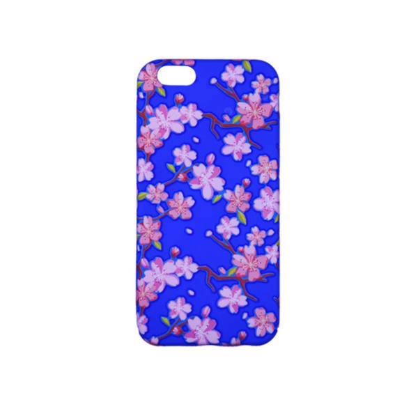 Pink Blossom Colouful Jelly Cover For Iphone 6s، کاور ژله ای چندرنگ مدل شکوفه صورتی مناسب برای گوشی Iphone 6s