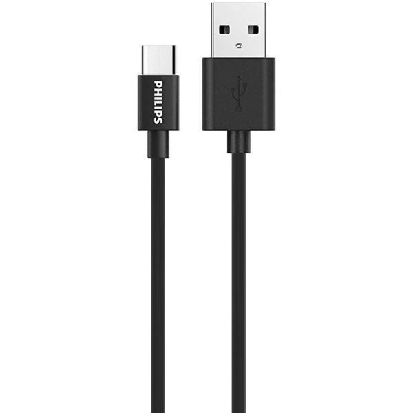 PHILIPS DLC2412U USB-C Cable 1m، کابل تبدیل USB به usb-c فیلیپس مدل DLC2412U به طول 1 متر