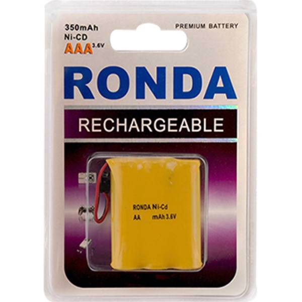 Ronda 350mAh Ni-CD Rechargeable Telephone Battery، باتری تلفن قابل شارژ Ni-CD روندا با ظرفیت 350 میلی آمپر ساعت