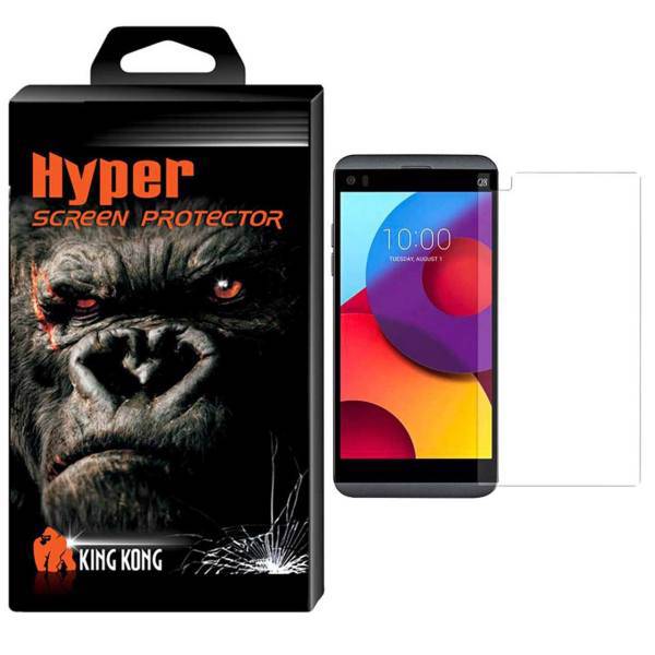 Hyper Protector King Kong Tempered Glass Screen Protector For LG Q8، محافظ صفحه نمایش شیشه ای کینگ کونگ مدل Hyper Protector مناسب برای گوشی ال جی Q8
