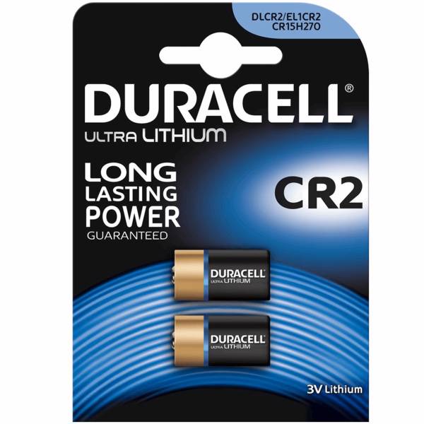 Duracell Ultra CR2 Lithium Battery 2pcs، باتری لیتیومی CR2 دوراسل مدل Ultra بسته 2 عددی
